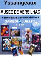 Vernissage des expositions au musée de Versihac , Gilbert Moreau Sculpteur sur bois - Tourneur d'art